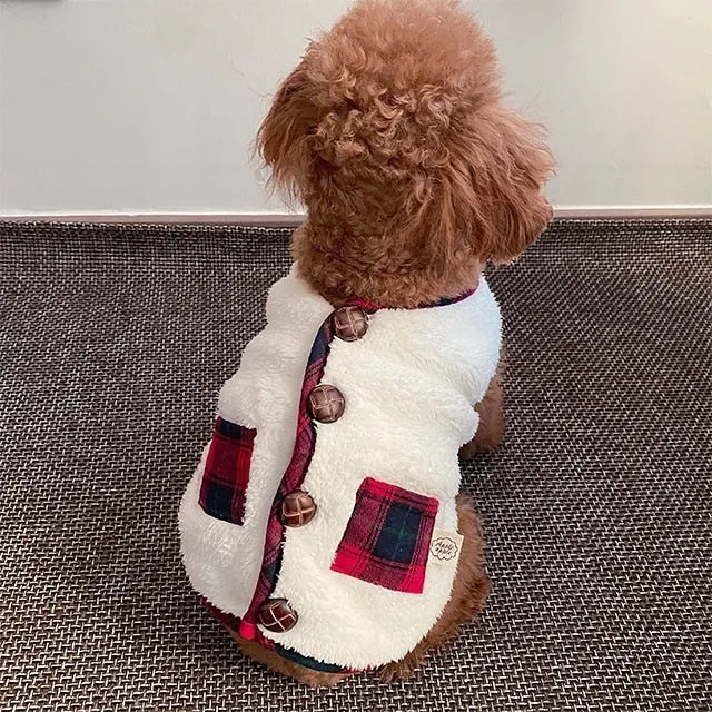Bufanda navideña para mascotas con diseño de envío, ropa festiva para perros y gatos. ¡Abrígalo en Navidad! Regalo perfecto. — foto 2