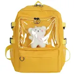 Mochila escolar japonesa feminina de lona, perfeita para estudantes. Leve seus livros e materiais com estilo e conforto, durável e charmosa. — foto 6