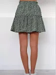 Women's high waist ruffle floral skirt, stylish and comfortable. Perfect for casual or more sophisticated looks. Ideal f — photo 2