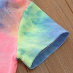 Majica sa okruglim izrezom i tie-dye printom. Udobna i moderna, idealna za ležeran, živopisan izgled. Unesite boju u vašu garderobu. — foto 4