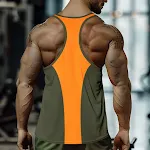 Regata Fitness Masculina Sem Mangas Soltinha Secagem Rápida Roupas Casuais Versátil Para Academia e Uso Diário Conforto e Liberdade. — foto 5