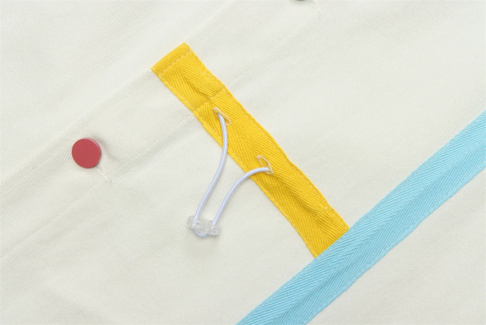 Title 3, Ribbon Drawstring Stitching Jacket Men and Wome...