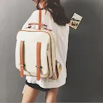 Bolso de hombro británico vintage para mujer, cuero suave, estilo salvaje, gran capacidad, ideal para estudiantes universitarias, diseño simple. — foto 7