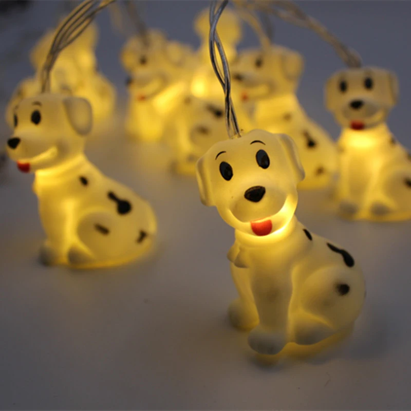 Title 1, Vinyl animal LED light string adds a playful gl...