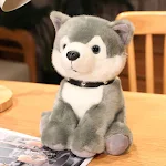 Giocattoli di peluche a forma di cane, semplici e alla moda. Simulazione di animale, morbidi e adorabili, ideali per bambini e amanti degli animali. — foto 6