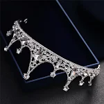 Tiara de casamento coreana Princesa Noiva Coroa de Diamante Joias Acessórios de cabelo Coroa da Rainha Brilhante — foto 4
