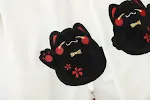 Suéter Bordado Estilo Preppy Manga Longa Desenho Animado Estilo Japonês Conforto e Estilo em um Suéter Leve e Charmoso — foto 3