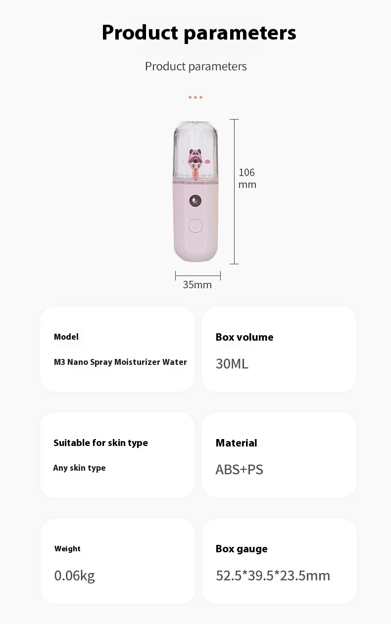 Title 9, USB Charging Cartoon Cute Doll Spray Humidifier...