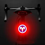 Lanterna traseira de bicicleta inteligente com sensor de freio automático, LED recarregável, à prova d'água, acessórios — foto 1