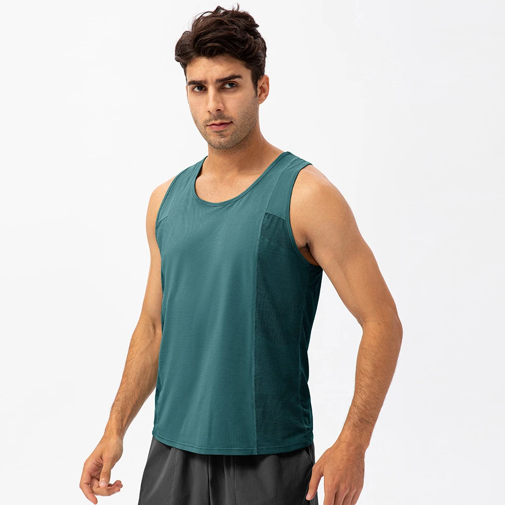 Men's Fashion Outdoor Sports Vest T-shirt Breathable Quick Dry Performance Top Ideal for Hiking, Running, Cycling, Train — photo 17