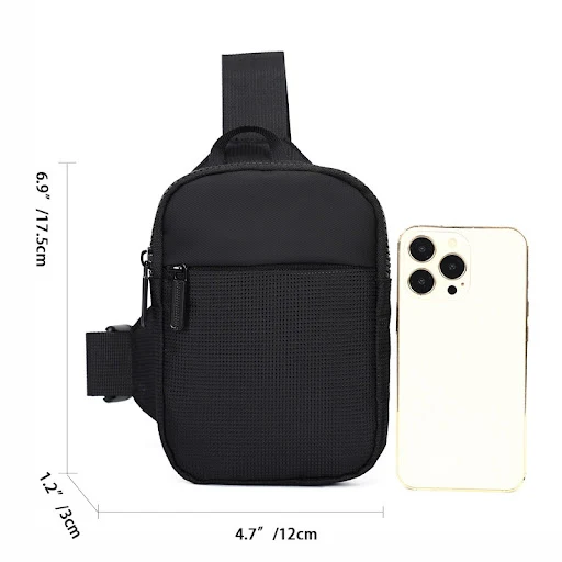 Title 6, Bolsa de ombro masculina, fashion, para celular...
