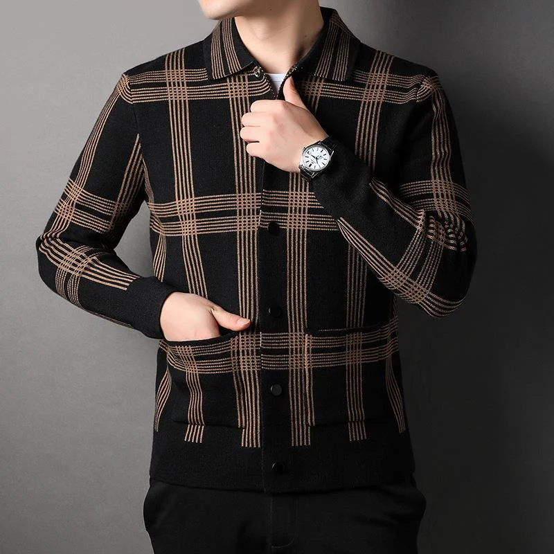 Korean Style Trendy Loose Casual Youth Lapel Outerwear Sweater, perfect for a relaxed and fashionable look, ideal for yo — photo 8