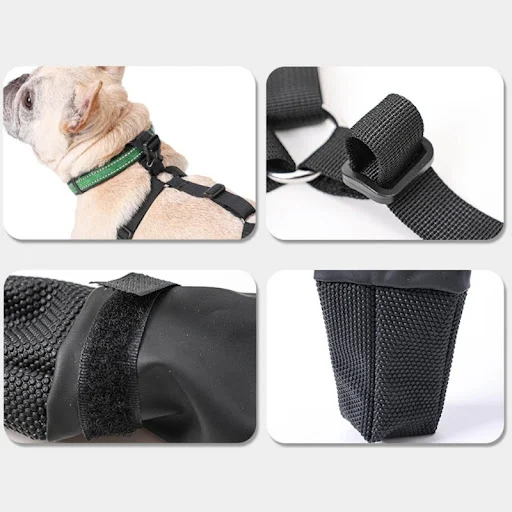Dog Boot Snow Booties Rubber Non-Slip Waterproof Breathable Wearable for Puppy — photo 1