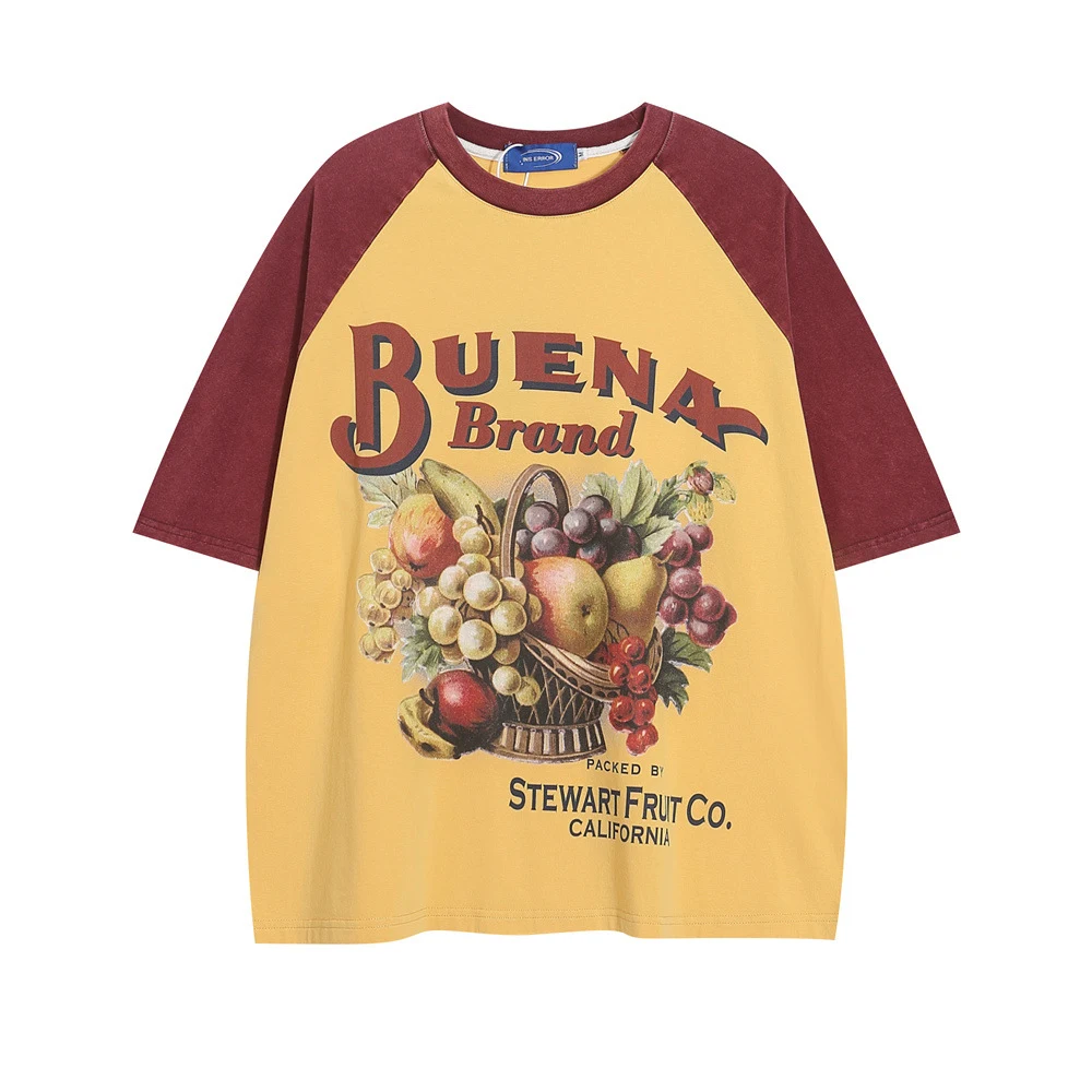 Men's Stitching Raglan Short-sleeved Casual Top – Comfortable and versatile shirt for everyday wear, providing a relaxed — photo 3