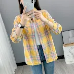 Plaid Retro Shirt Jacket Design Sense Niche Tops. Elevate your style with this unique, fashionable shirt jacket, perfect — photo 11