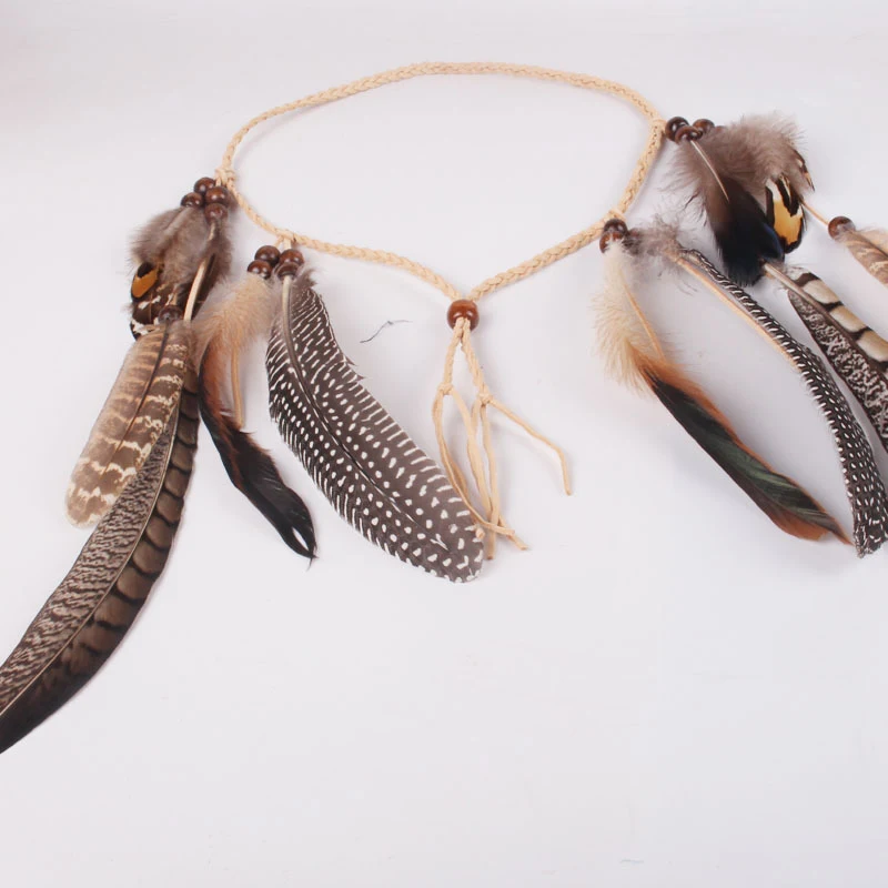 Title 7, Feather headband feather tassel hair ring