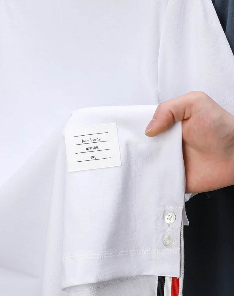 Men's Round Neck Short Sleeve T-shirt Casual Mercerized Cotton Bottoming Shirt, a comfortable and breathable base layer — photo 11