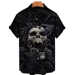 Camisa Hawaiana Estampada Casual de Verano en 3D, fresca y cómoda. Ideal para un look relajado, disfruta del sol con estilo. — foto 6