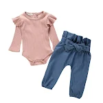 Macacão jeans infantil, conforto e estilo para as crianças. Perfeito para brincar e se divertir com liberdade. Escolha o seu! — foto 2