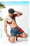 Men's Boxer Loose Swimming Quick-drying Beach Pants Comfortable and quick-drying swim shorts perfect for beach trips and — photo 3