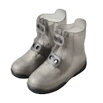 Kleurafstemmende, dubbellaagse, antislip, slijtvaste en waterdichte overschoen voor regen. Beschermt je schoenen perfect. — foto 1