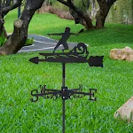 Metal Iron Art Wind Vane for Roof and Court, a creative decoration that adds charm and indicates wind direction, perfect — photo 3