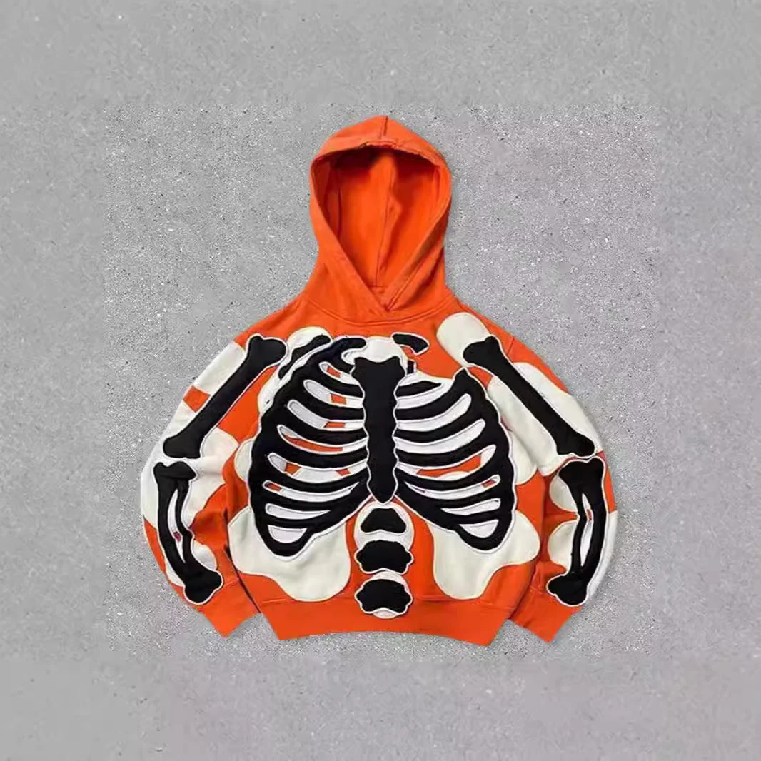 Suéter 3D com Estampa de Crânio Esqueleto para Homens, Confortável e Moderno, Ideal para um Visual Gótico e Diferenciado, Presente Perfeito. — foto 9