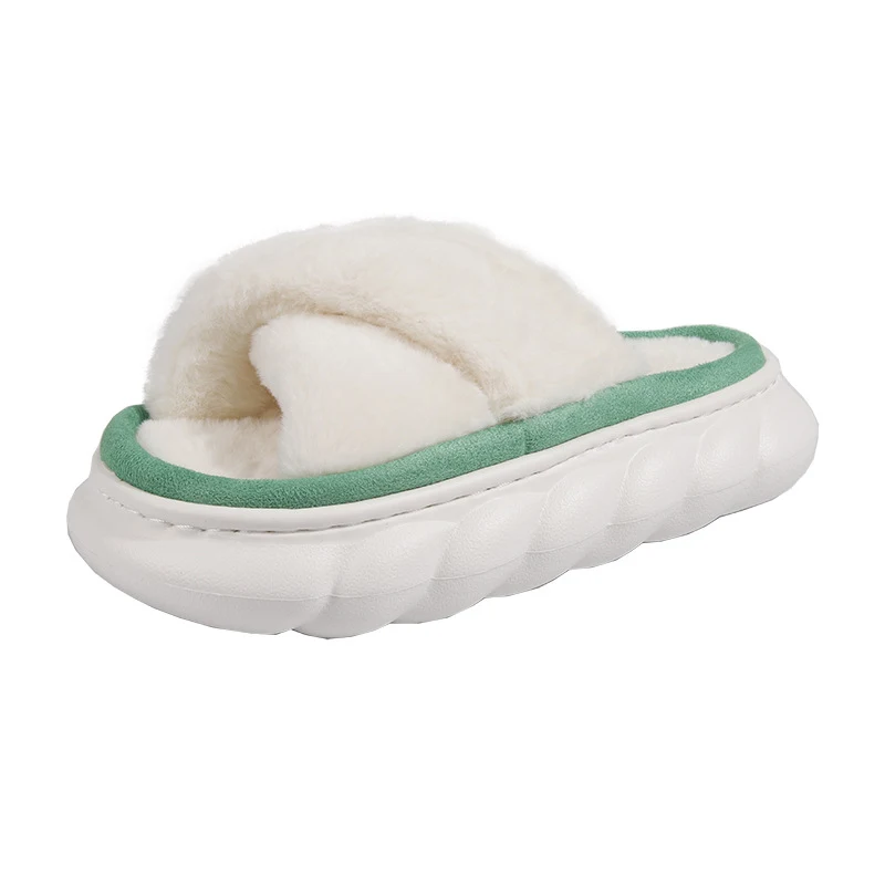 Zapatillas de casa con suela gruesa y sensación de heces ligeras, perfectas para el hogar, cómodas y suaves. — foto 3