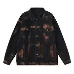 Men's Fashion Holes Denim Clothes Jacket Stylish clothing for a casual and modern look. Comfortable and versatile, perfe — photo 5