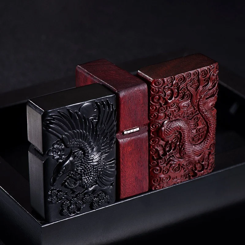 Title 8, Boss Sandalwood Series Kerosene Lighter with Br...