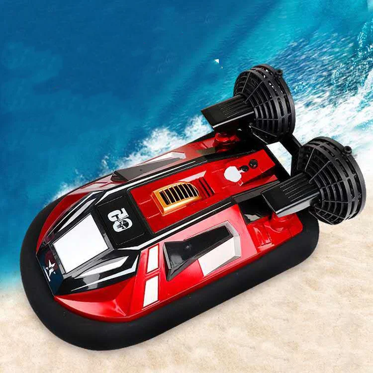 Barco de controle remoto anfíbio simulação lancha rápida de alta velocidade explore água e terra com diversão e velocidade fácil de usar — foto 2