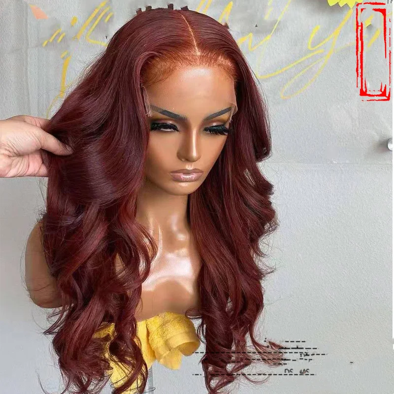 Peruca frontal de renda ondulada sexy, corpo com ondas naturais, visual estiloso e atraente, fácil de aplicar, ideal para festas e eventos — foto 3