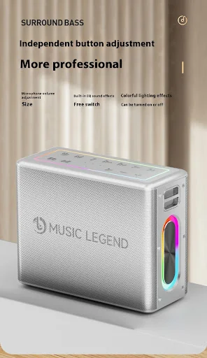 Title 10, High-power outdoor Bluetooth mobile karaoke wit...