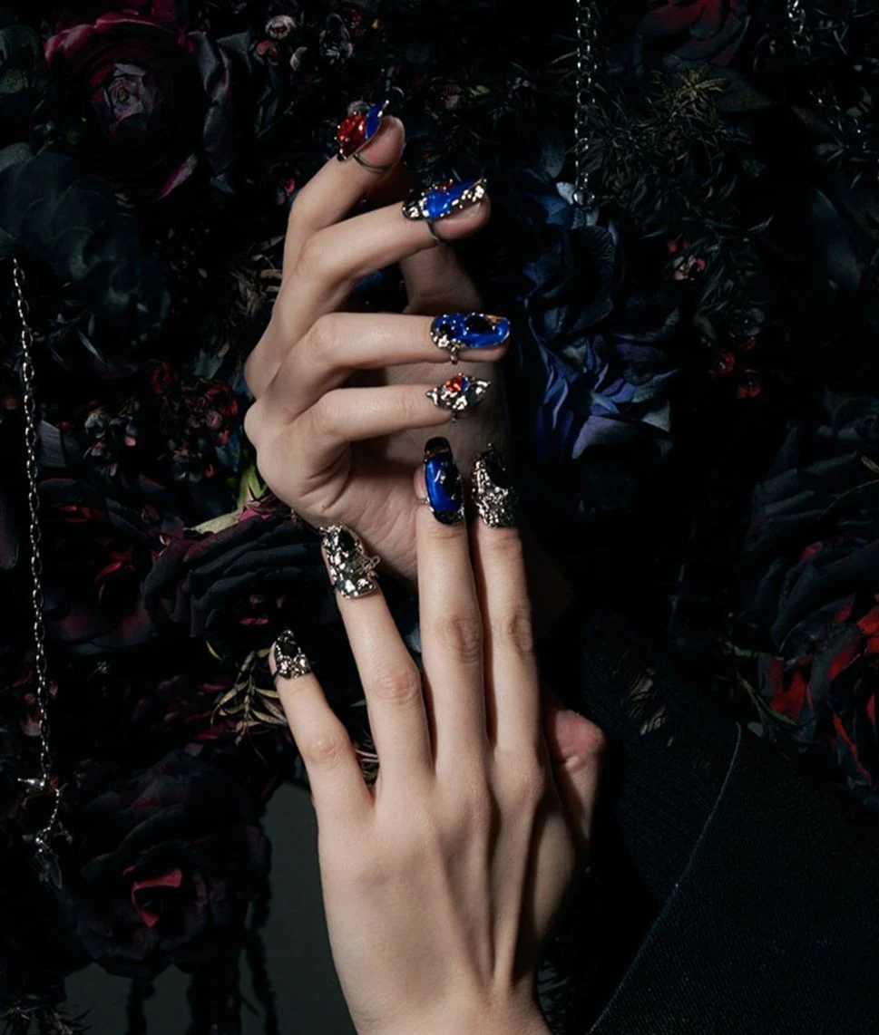 Title 11, Anel Aberto com Zircônia para Unhas Hot Girl, D...