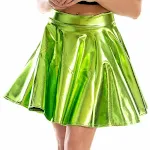 Saia plissada para performances em boates. Ideal para dançar no palco com elegância e conforto, destacando-se com estilo e atitude. — foto 11