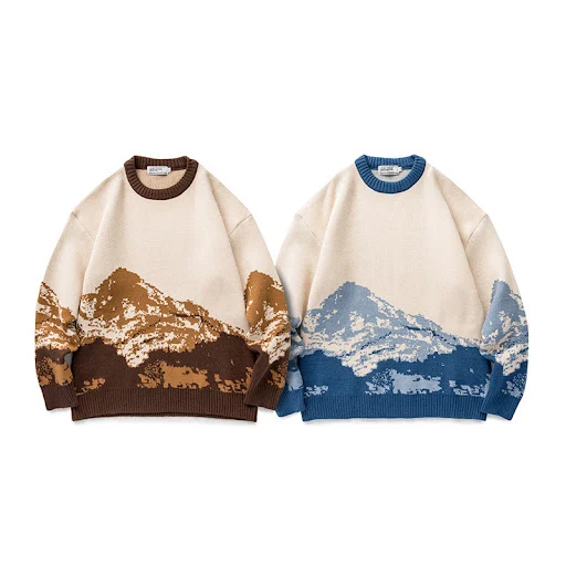 Title 4, Mens Snow Mountain Gradient Sweater Top, offer...