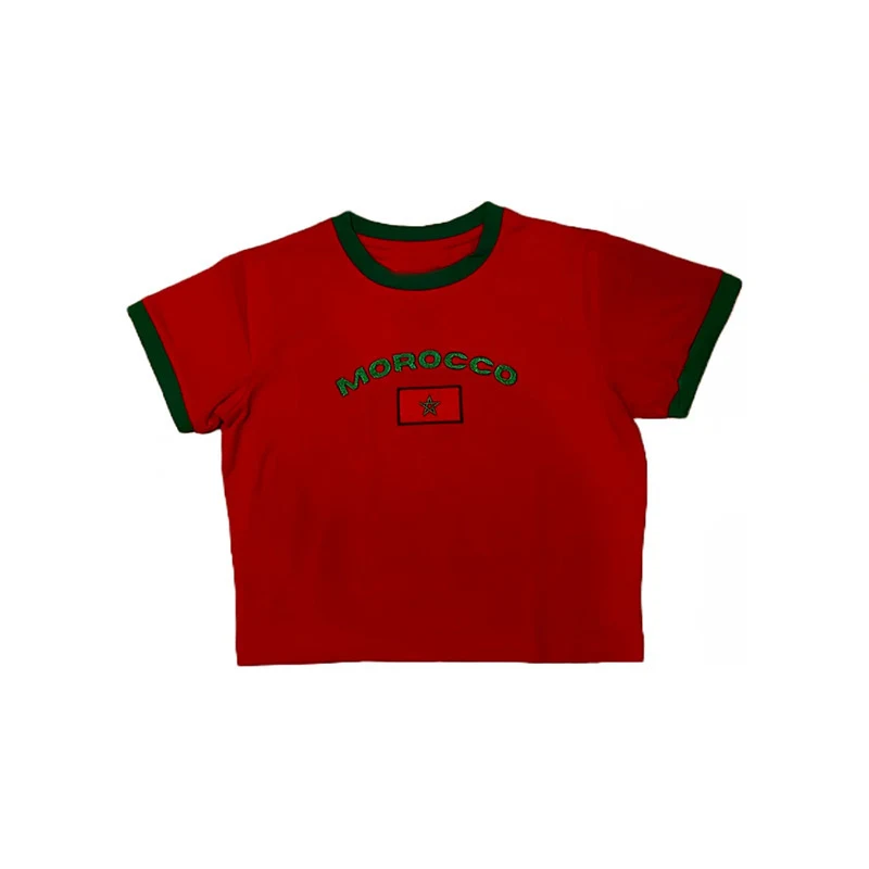 Verão Streetwear Slim T-shirt Top Estilo Simples — foto 6