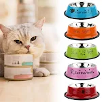 Stainless Steel Pet Feeding Bowls Non-slip Dog Bowls Durable Anti-fall Pet Supplies Cat Puppy Feeder Food Container — photo 4