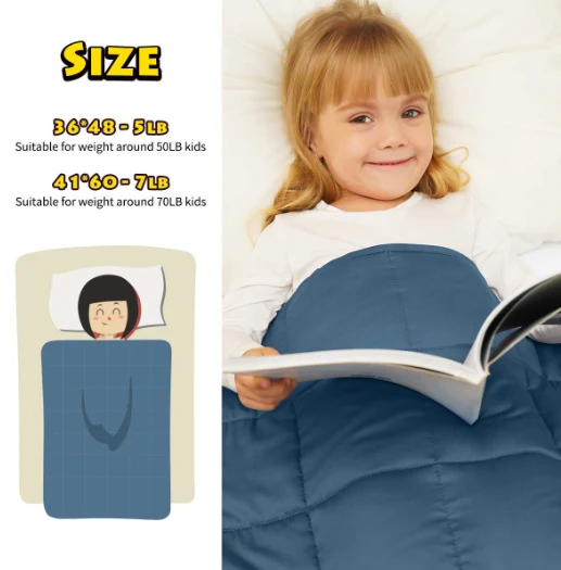 Title 4, Gravity Sleeping Weighted Blanket Deep Sleep an...