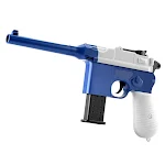 Cast Shell Mauser Soft Bullet Gun Barker Model for Boys. Classic nostalgic battle hand model gun, providing fun and enga — photo 2