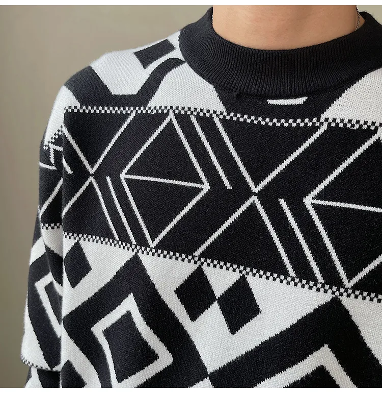 Title 4, South Korea Light Ripening Wind Mens Geometric...