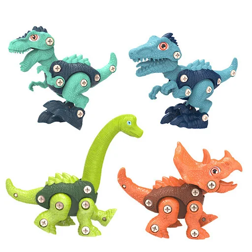 Title 5, Childrens DIY Detachable Dinosaur Model Assemb...