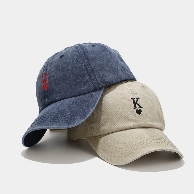 Title 8, Washed-out Vintage Matching Baseball Cap Britis...