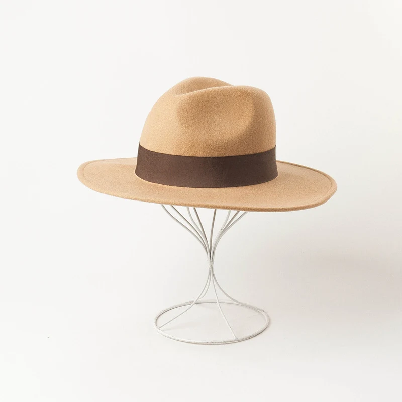 Title 8, Multicolor decorative woolen jazz hat, a stylis...