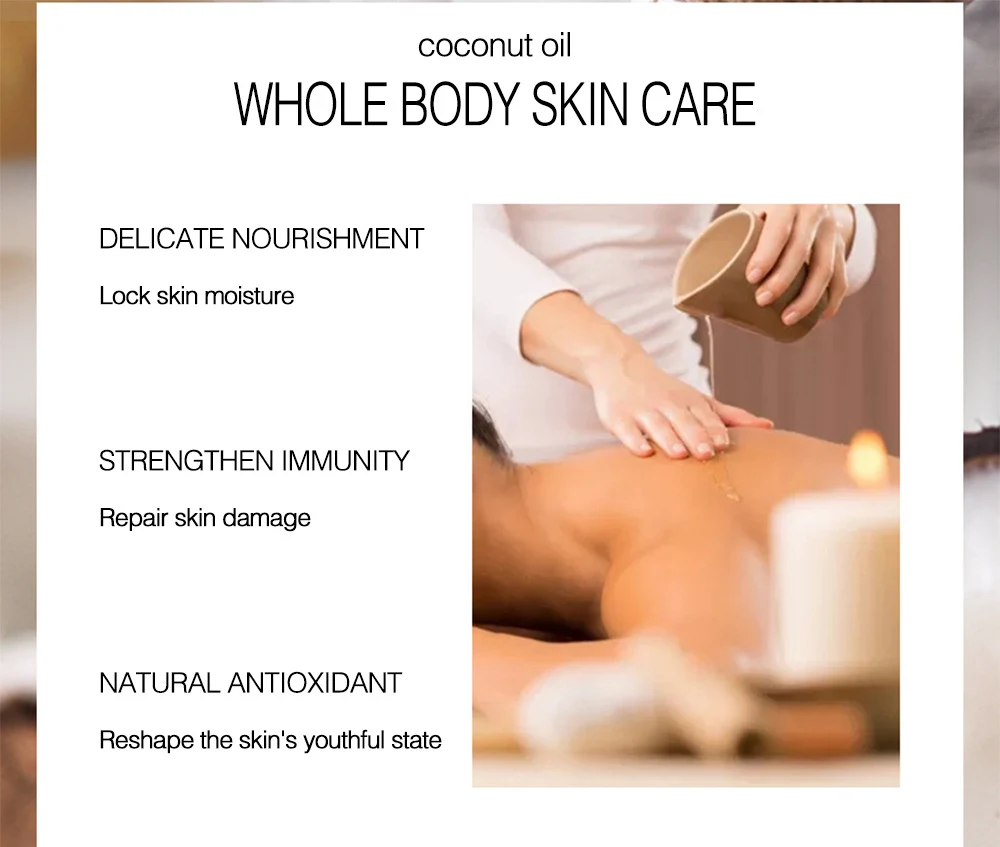 Title 3, Coconut Skin Care Massage Body Care Essential O...