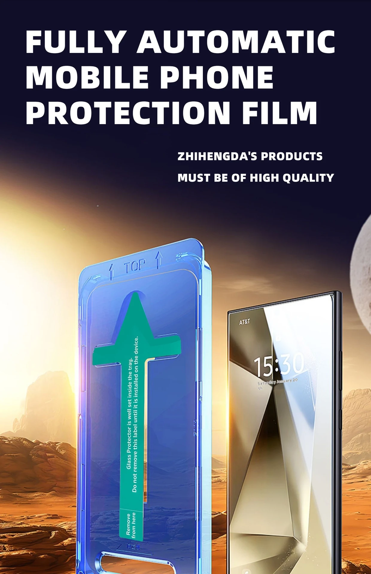 Title 1, Mobile Phone Dust-free Second Fingerprint Unloc...