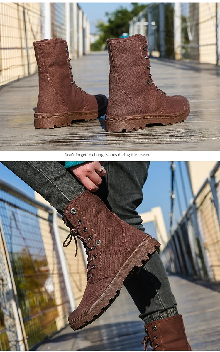Platform High-top Canvas Flanging Martin Fashionable Sports Shoes for a stylish and comfortable fit, perfect for a moder — photo 11