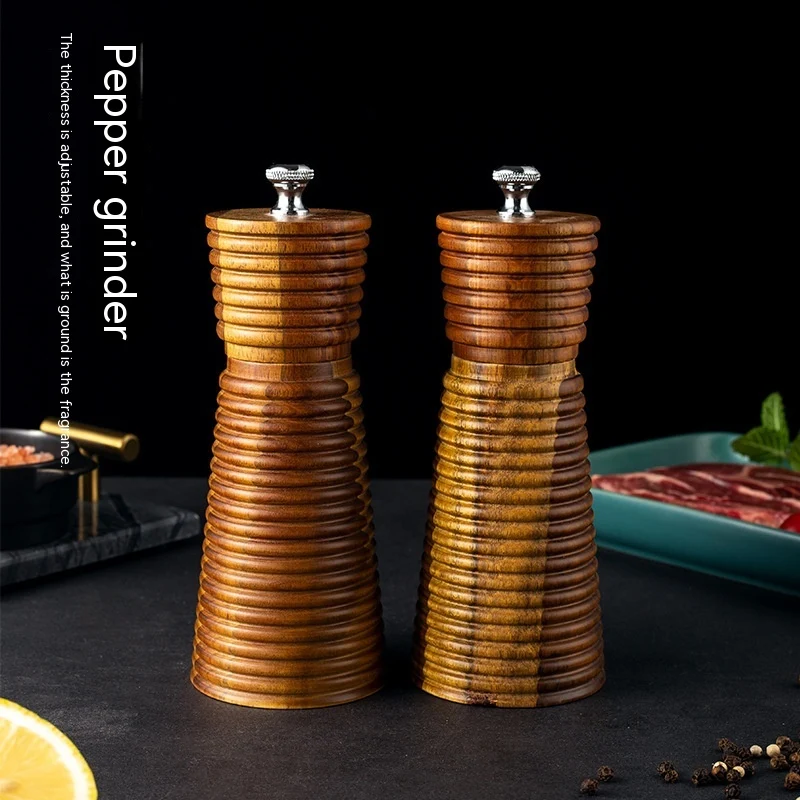 Title 6, Awn Locust Manual Pepper Grinder. Grind fresh p...