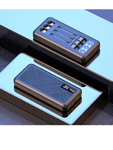 Title 9, Power Bank With Detachable Cable Light Display ...