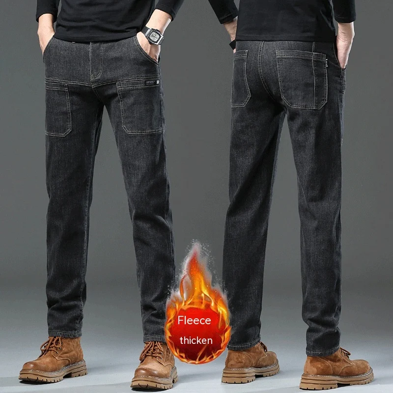 Title 2, Pantalones Vaqueros de Hombre Forrados con Forr...